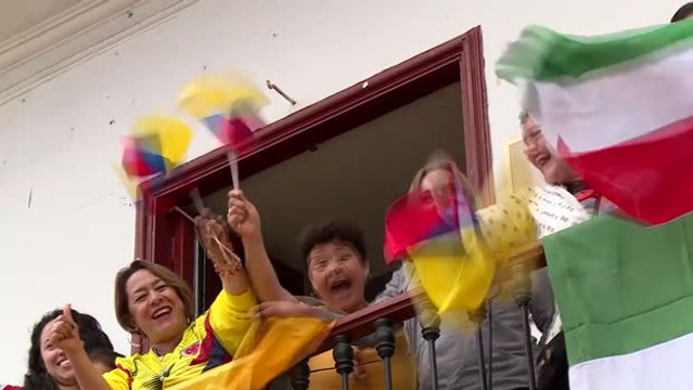 Bernal receives hero's welcome in Colombia