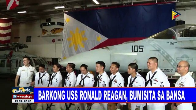 Barkong USS Ronald Reagan, bumisita sa bansa