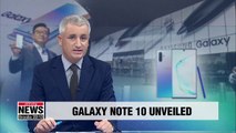 Samsung Electronics unveils Galaxy Note 10, souped-up Note 10 Plus