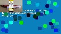 Online Hindi Flash Cards Kit: Learn 1,500 basic Hindi words and phrases quickly and easily! (Audio