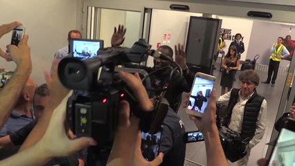 Inter fans give Lukaku late night welcome