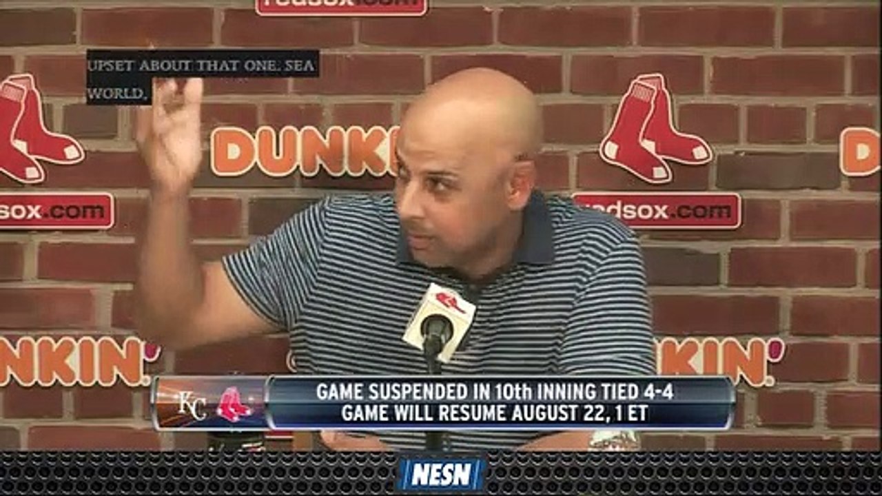 Red Sox Lose Off-Day In San Diego Due To Suspended Game