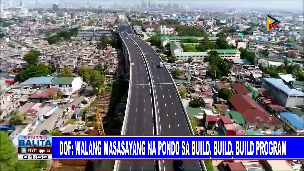 DOF: Walang masasayang na pondo sa Build, Build, Build program