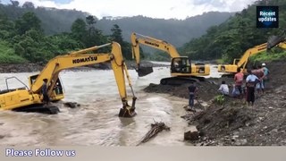 Excavator Accident In River | Recovery | 2019
