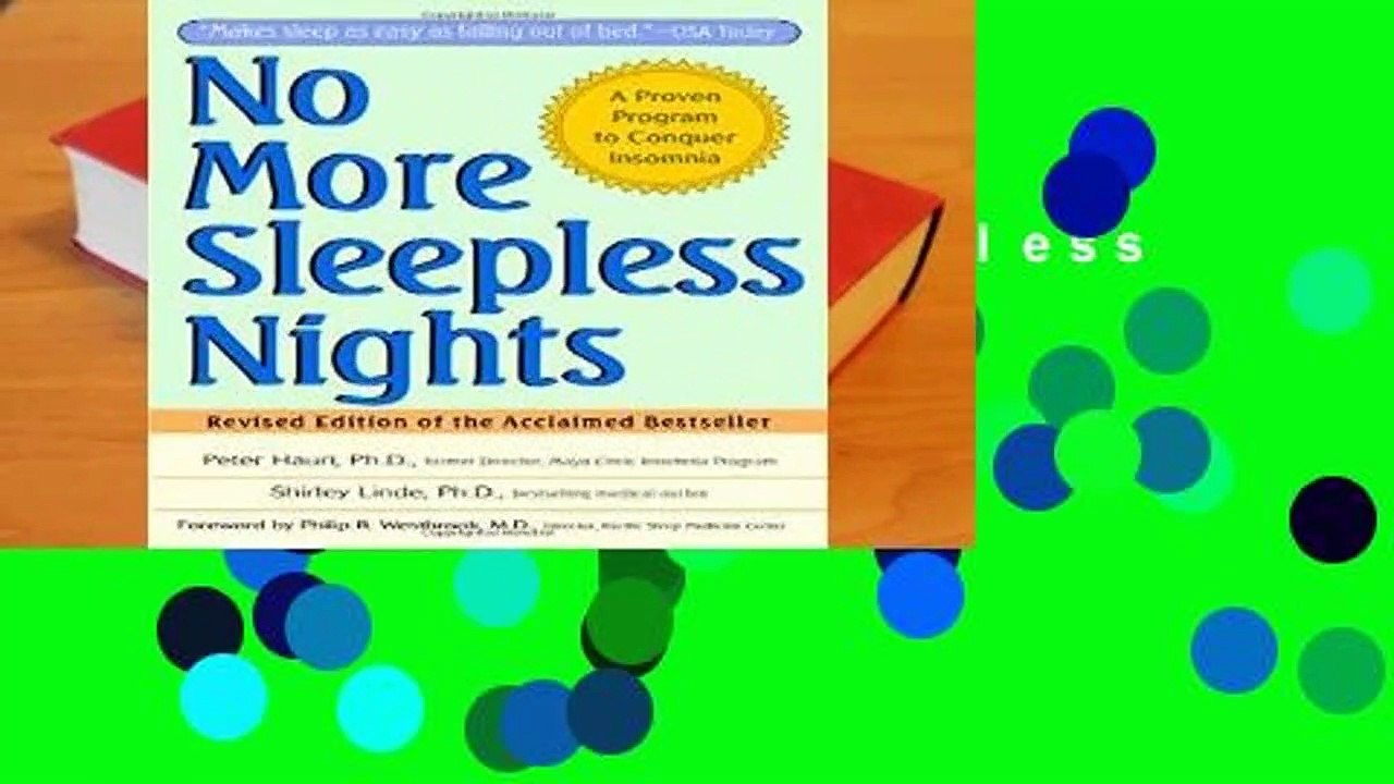 [FREE] No More Sleepless Nights