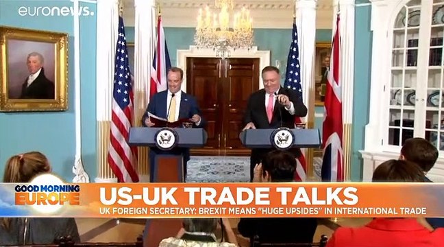 UK foreign secretary says 'huge appetite' for US-UK trade deal post-Brexit