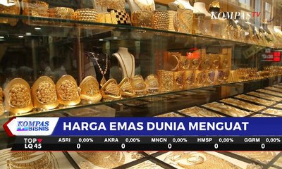 Harga Emas Dunia Menguat