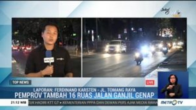 Perluasan Ganjil Genap Resmi Diberlakukan, Lalin Tomang Raya Terpantau Lengang