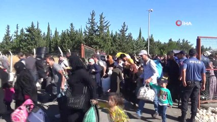 Ülkelerine bayram için giden Suriyelilerin sayısı 35 bini aştı