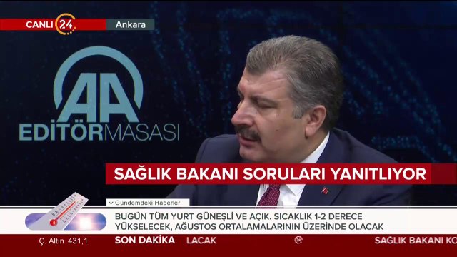 Sağlık Bakanı Fahrettin Koca konuşuyor
