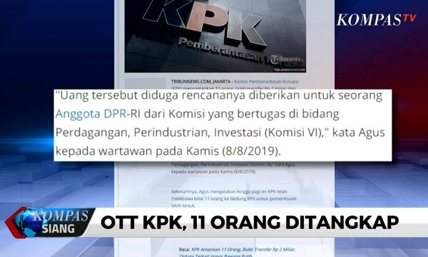 Diduga Terkait Impor Bawang Putih, KPK Tangkap 11 Orang