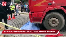 Trabzon şehir merkezinde hafriyat kamyonu dehşeti