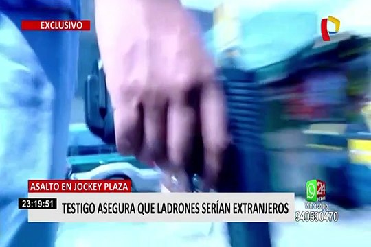 Jockey Plaza: extranjero formaría parte de banda que asaltó tienda, según testigo
