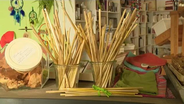 Des pailles en vraie paille pour remplacer le plastique