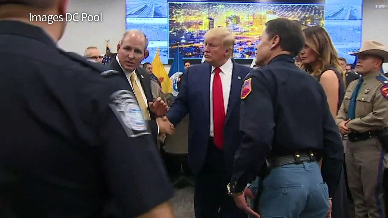 Visite millimétrée mais critiquée de Trump à El Paso