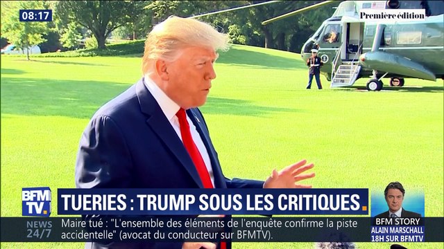 Tueries : Trump sous les critiques