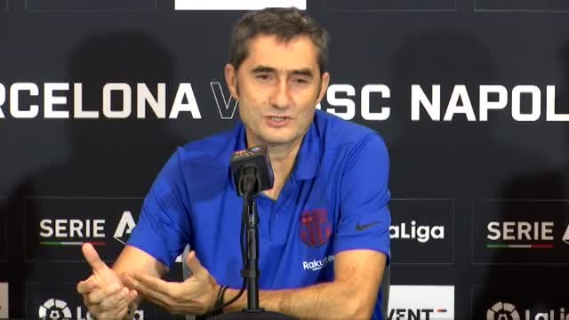 Valverde: Claro que contamos con Coutinho