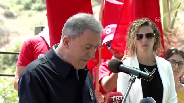 Milli Savunma Bakanı Akar: 'Türkiye ve Kıbrıs Türkü, barış istikrar ve huzur için el uzatmaktadır' - ERENKÖY