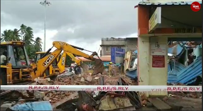 2 dead after railway parcel building collapses in Coimbatore due to heavy rains
