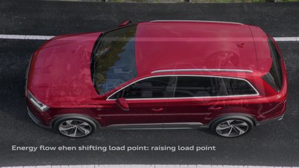 Audi Q7 48 V mild-hybrid system Animation