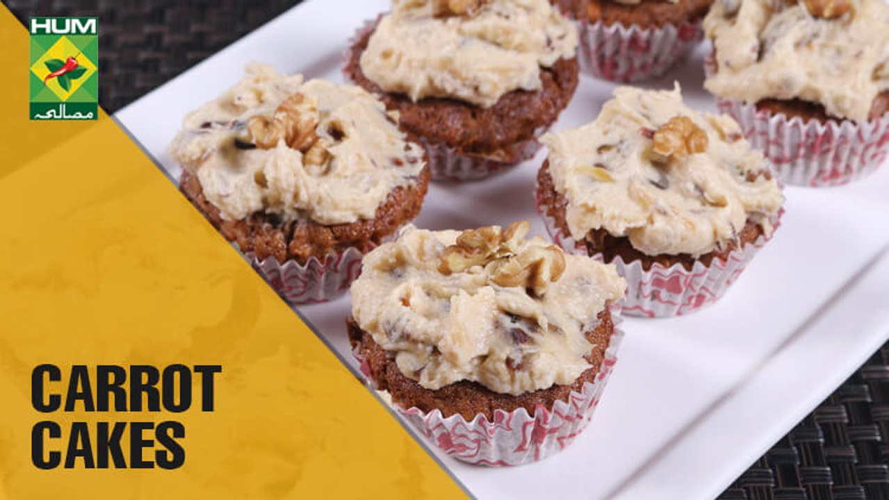 Moist & Easy Carrot Cakes | Food Diaries | Masala TV Show | Zarnak Sidhwa