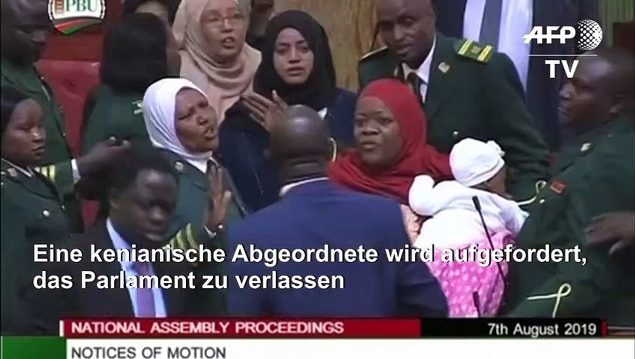 Nicht ohne meine Tochter: Kenianische Abgeordnete soll Parlament verlassen