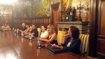 María Chivite reúne a sus consejeros en la primera sesión del Gobierno de Navarra