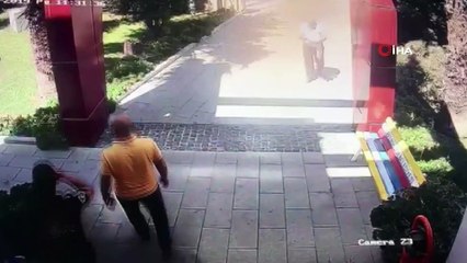 İzmir’de deprem paniği kamerada