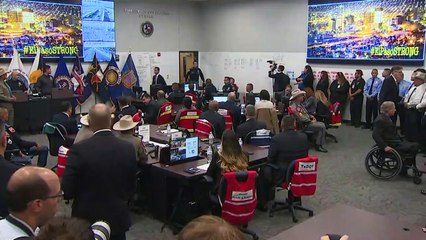 President Trump meets first responders in El Paso