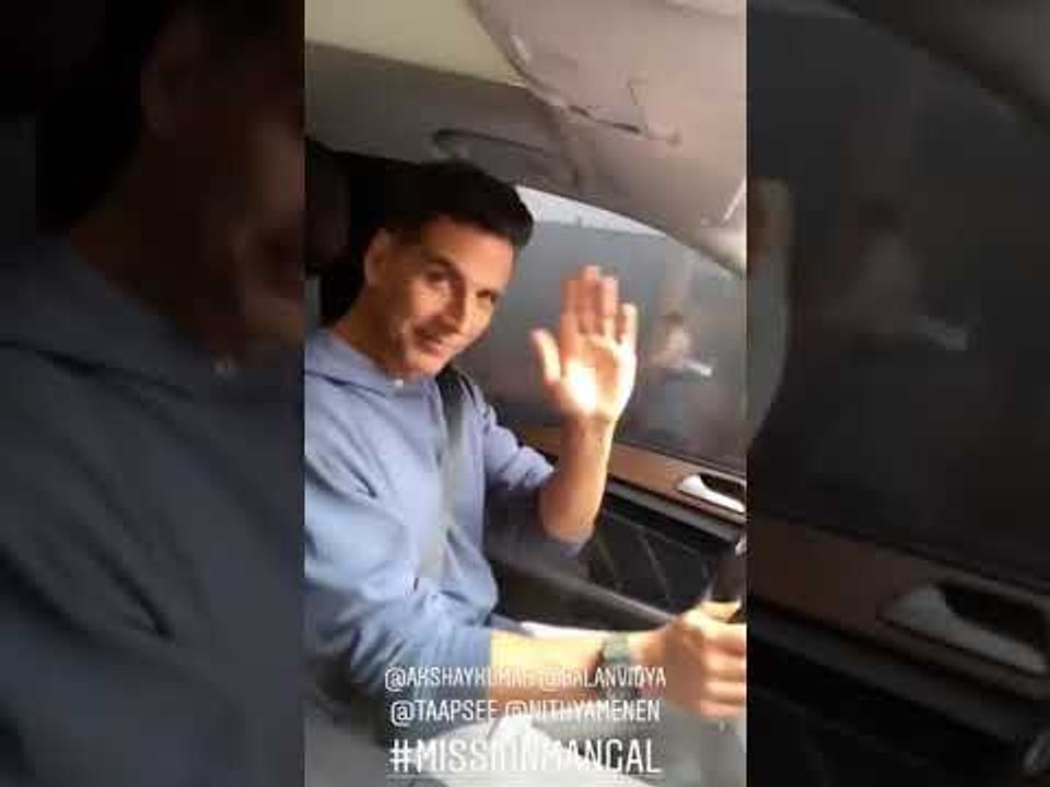 Fun time with #MissionMangal star cast