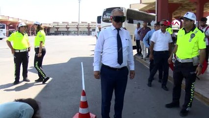 ADANA ŞÖFÖRLERE 'ALKOLMETRE' GÖZLÜKLÜ DENETİM