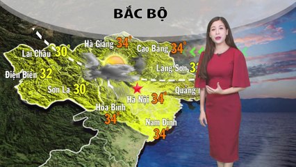 Dự báo thời tiết đêm nay 8/8 và ngày mai 9/8/2019 | Áp thấp nhiệt đới trên biển Đông