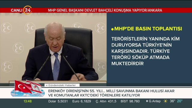 Devlet Bahçeli gündemi değerlendiriyor