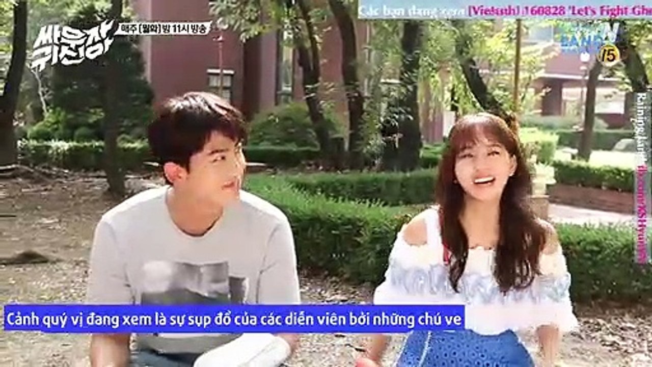 [KSHYUNVN][Vietsub] 160828 'Let's Fight Ghost' making film Ep 14
