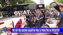 PNP, may mga bagong kagamitan para sa pinaigting na operasyon