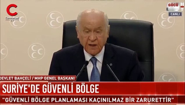 Devlet Bahçeli'den 'Güvenli Bölge' açıklaması