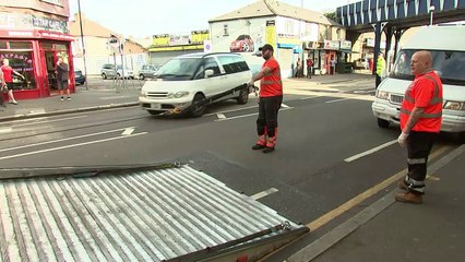 Eyewitnesses describe police machete attack