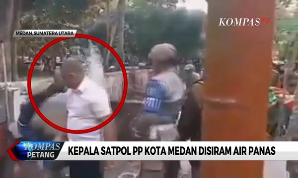 Disiram Air Panas Saat Penertiban, Kasatpol PP Medan Harus Dioperasi
