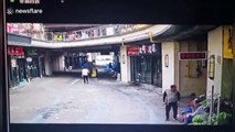 Chinese snack bar explodes due to gas leak leaving two people injured