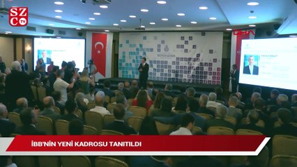 İBB Başkanı İmamoğlu, üst yönetimini tanıttı