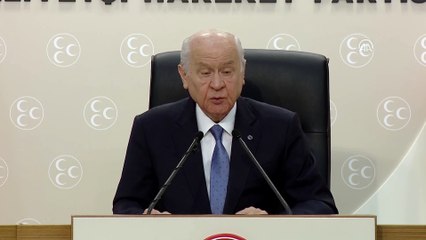 Bahçeli: 'Türkiye'nin İslam ülkelerinin lideri seviyesine çıkma ve sıçrama potansiyeli engellenmektedir' - ANKARA