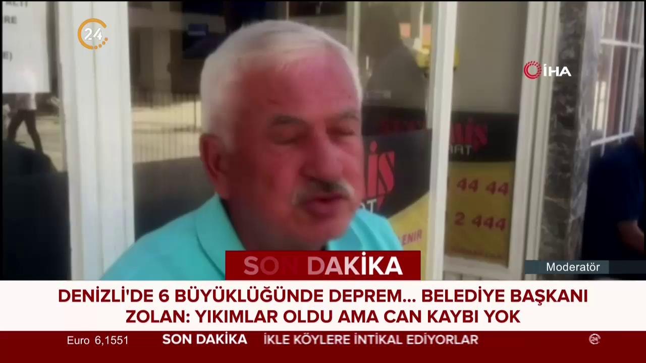 Denizli'de deprem