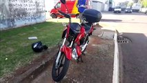 Motociclista é atingido por carro no Bairro Pacaembu