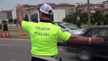 43 ilin geçiş noktası Kırıkkale’de trafik kilit