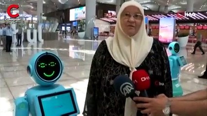 İstanbul Havalimanı’nın robotları görücüye çıktı