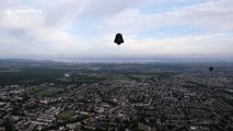 High winds force cancellation of mass ascents at Europe's top balloon festival