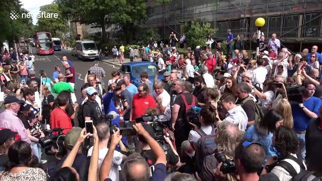Fans from afar as the US and New Zealand mark anniversary of Beatles’ Abbey Road photo