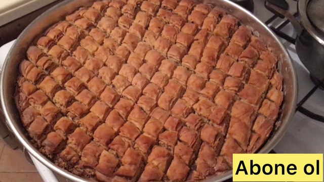 BAKLAVA NASIL YAPILIR/TAM ÖLÇÜLÜ BAKLAVA YAPIMI/PÜF NOKTALARIYLA