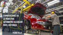 Exportaciones de la industria automotriz alcanzan nivel histórico