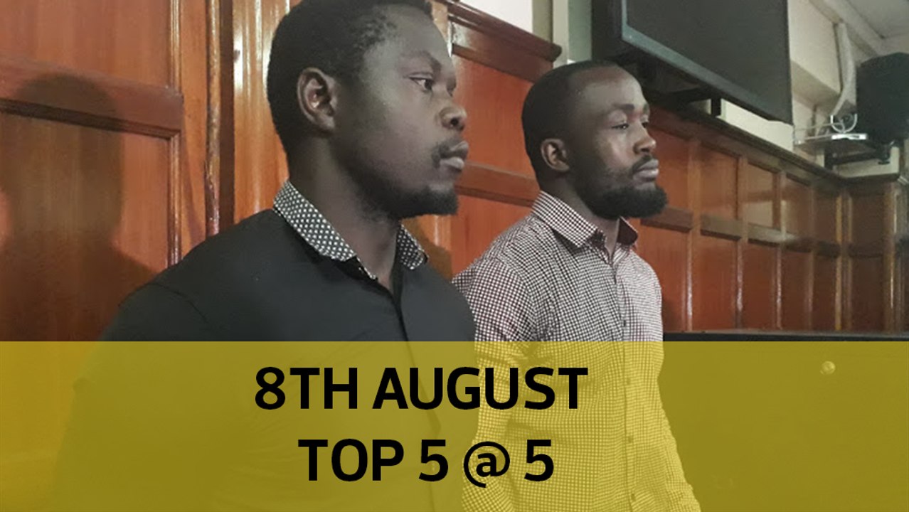 8th August Top 5 @ 5